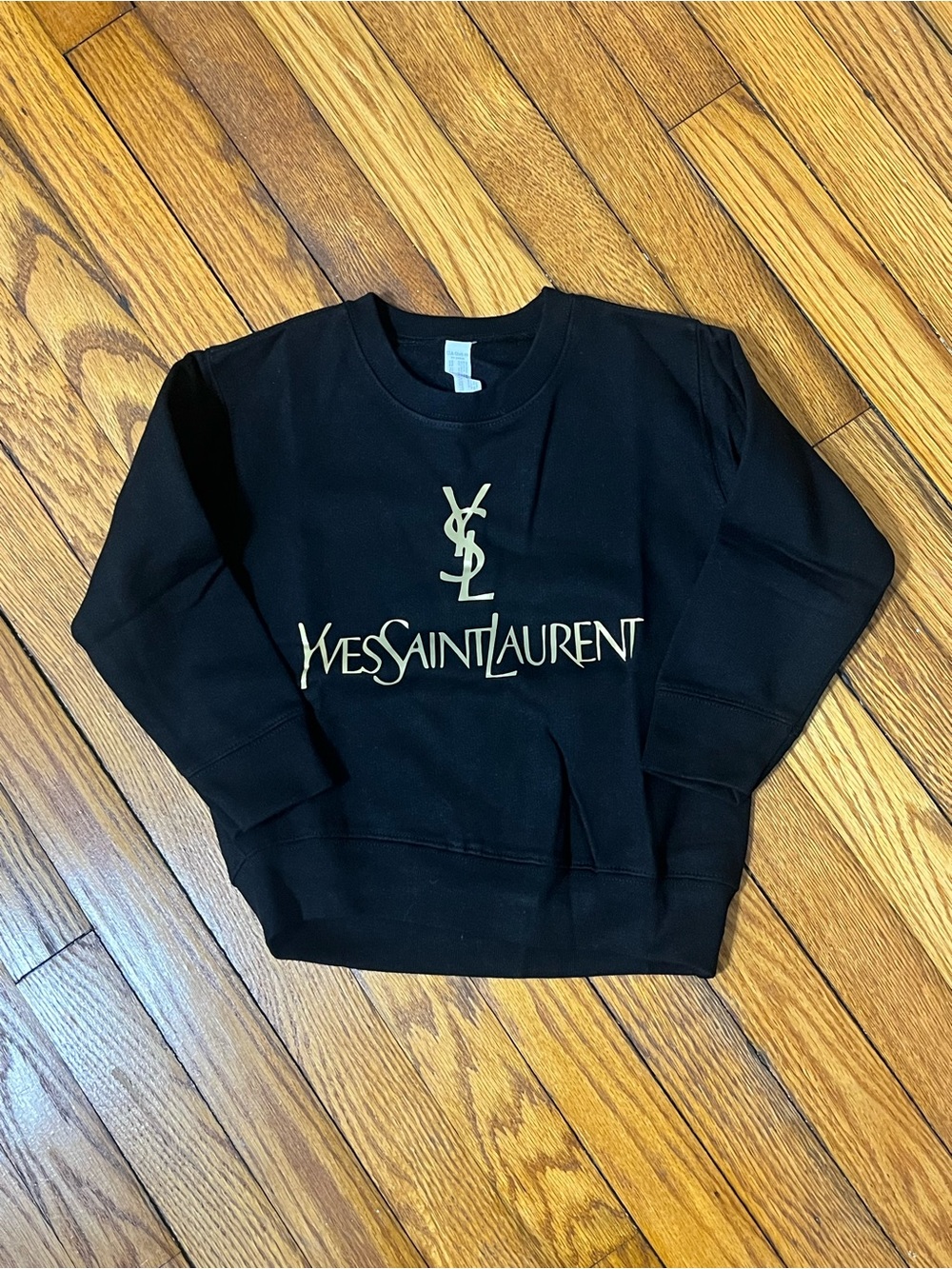Kids Black Crewneck Sweatshirt